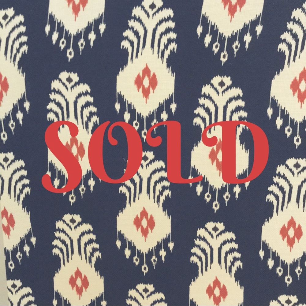 Sold items below this point